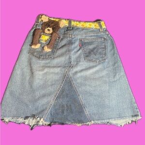 Vintage Levi’s Teddy Bear Skirt